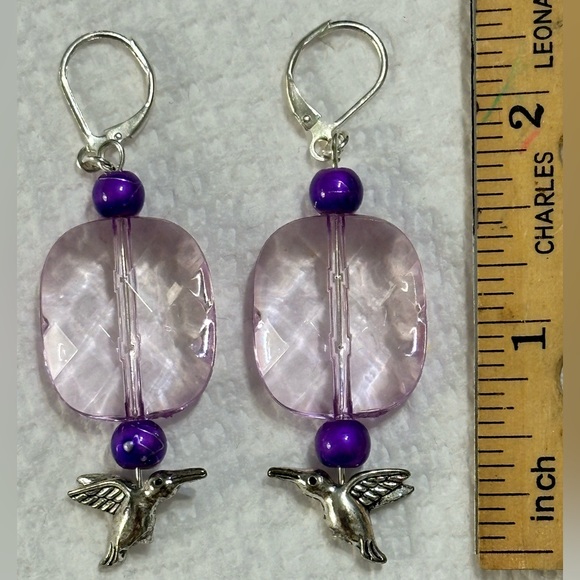 Hummingbird Earrings - Picture 3 of 3